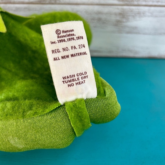 1978 Fisher Price Kermit the Frog Muppet Hand puppet vintage puppet - Picture 6 of 6